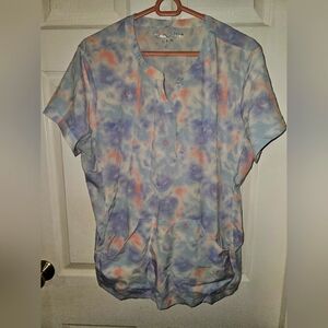 💝3/20$ Tie dye XL scrub top